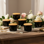 Bulk Candles - Black Gloss Jars