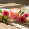 Frosted Pink Candle Jar - 6oz